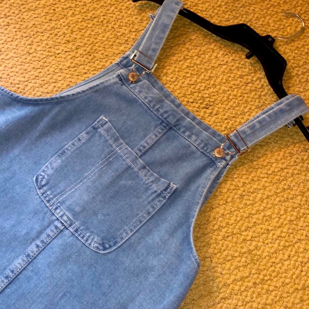 Denim Overall Dress